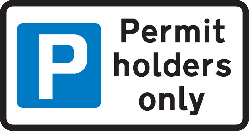 sign-giving-order-park-restrict-permit-holders