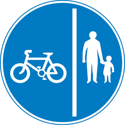 sign-giving-order-segregated-cycle-pedestrian-route
