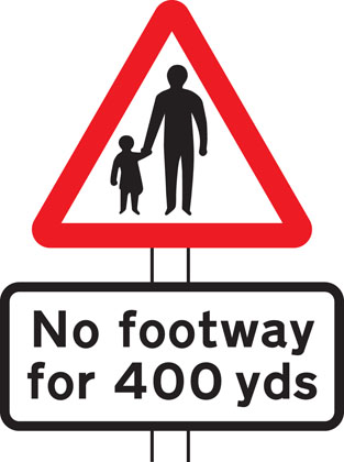 warning-sign-pedestrians-in-road-ahead