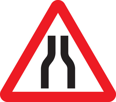 warning-sign-road-narrow-both-sides