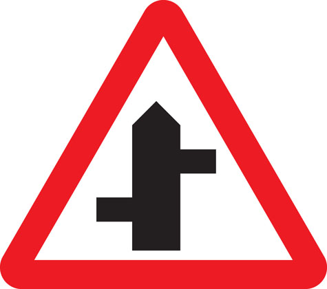 warning-sign-staggered-junction