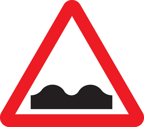 warning-sign-uneven-road
